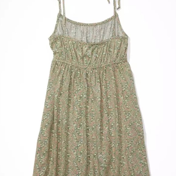 - AE Ruched Square Neck Mini Dress - Picture 3 of 3